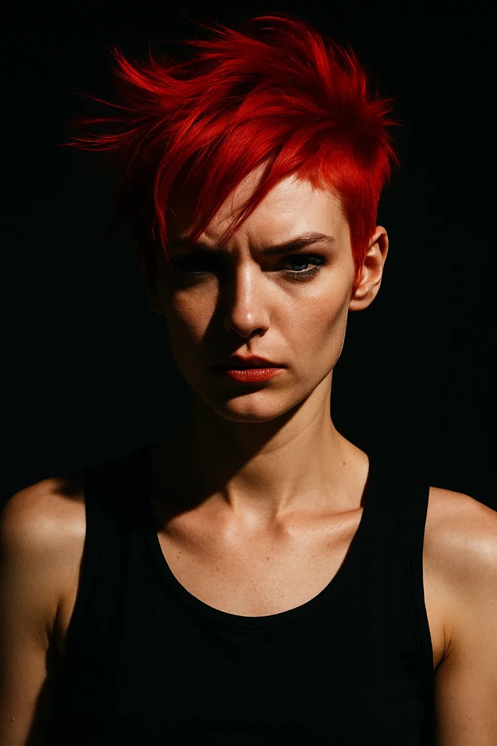 A close-up view of three blonde hairstyles—short, medium, and long—on a dark background, highlighting their texture and shine.